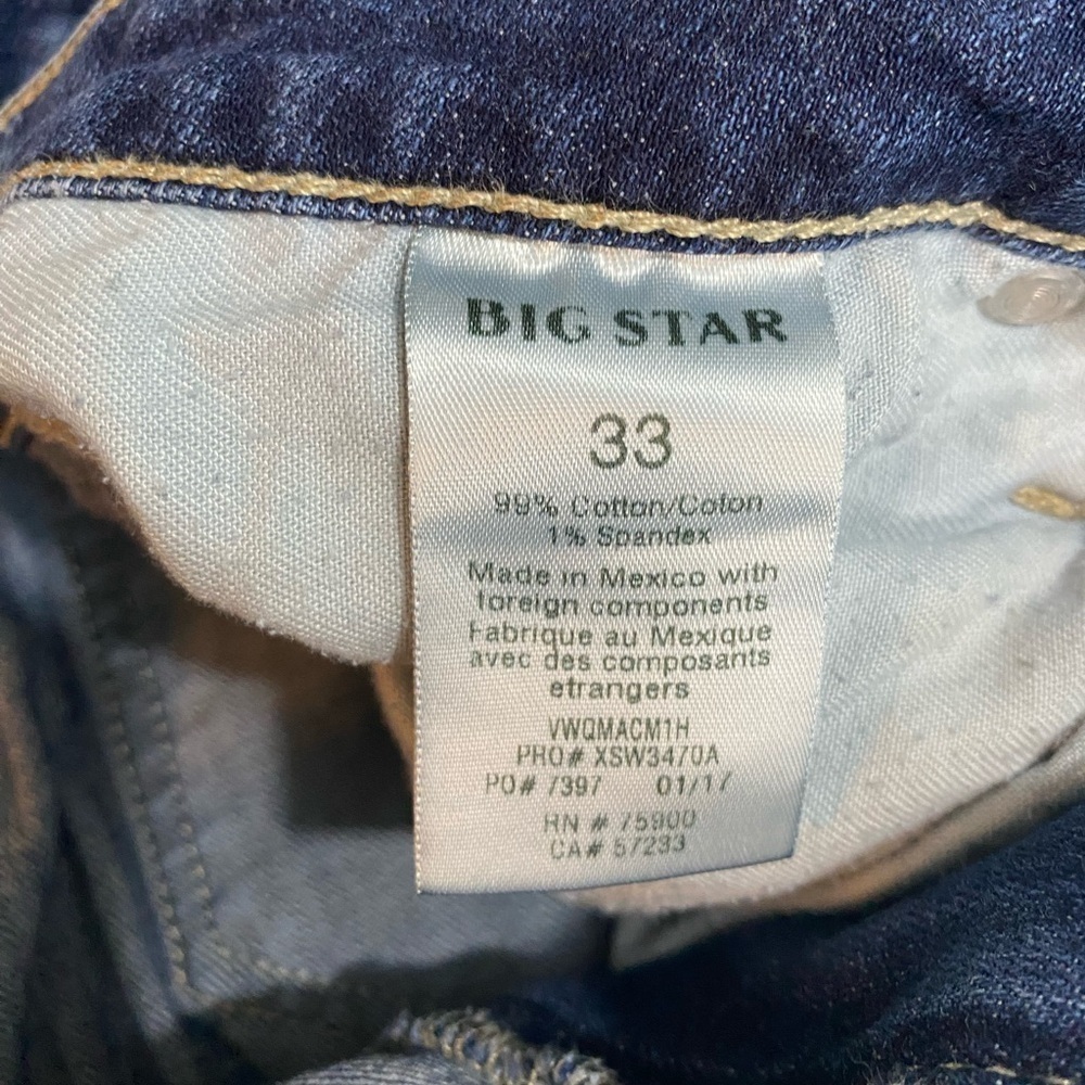 Big Star Denim Capris Womens Size 33 High Waisted Maddie Jean Capri Pants - Picture 4 of 7